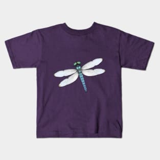 Blue dragonfly Kids T-Shirt